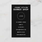 Rustig aan, je barber werkt. visitekaartje (Achterkant)