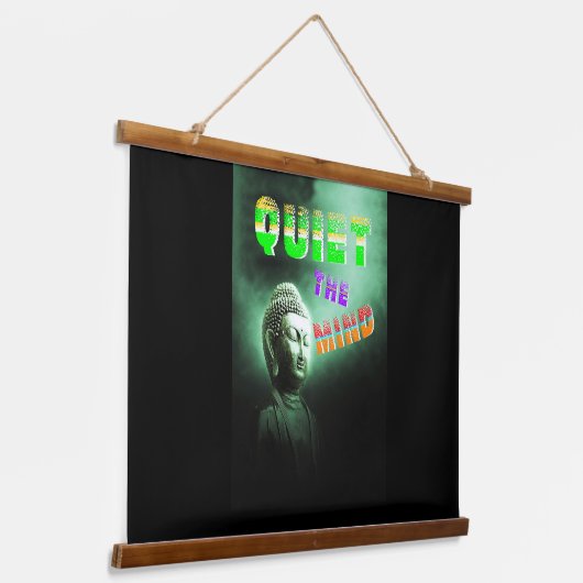 Rustig aan met de geest hangend wandkleed (Gebogen)