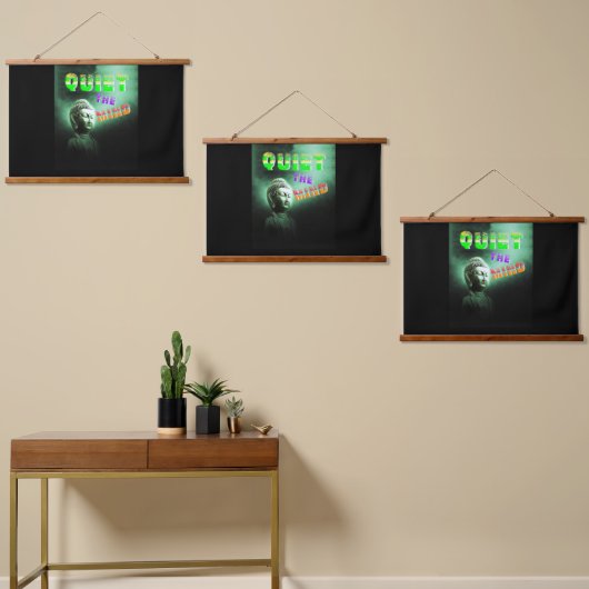 Rustig aan met de geest hangend wandkleed (Asymmetrisch)