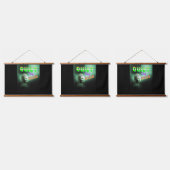 Rustig aan met de geest hangend wandkleed (Driedubbel)