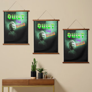 Rustig aan met de geest hangend wandkleed