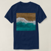 Rustig aan op het strand t-shirt (Design voorkant)