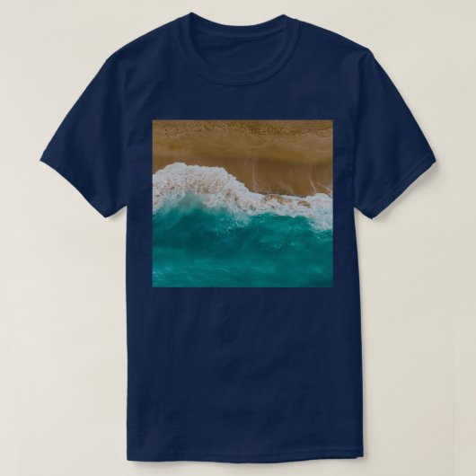 Rustig aan op het strand t-shirt (Design voorkant)