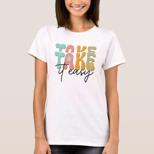 Rustig aan t-shirt (Voorkant)