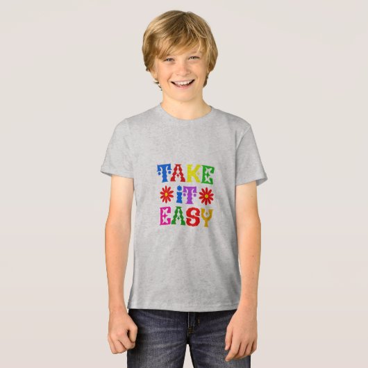 Rustig aan Tri-Blend shirt (Voorkant volledig)