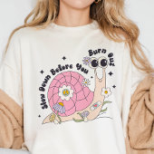 Rustig aan voordat je uitbrandt Tri-Blend shirt