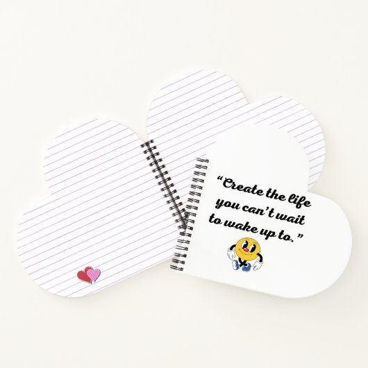 Rustig Abstract spiraal Notitieboek (Binnen)