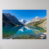 Rustig Alpenmeer Berglandschap Poster (Voorkant)