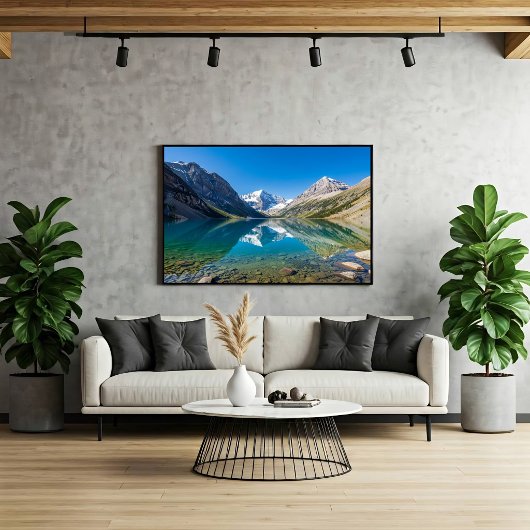 Rustig Alpenmeer Berglandschap Poster