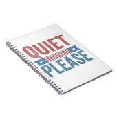 Rustig alsjeblieft Trump Harris debatteren Preside Notitieboek (Rechterzijde)