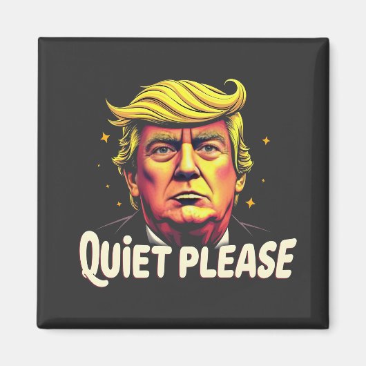 Rustig alsjeblieft Trump Kamala President Debat Magneet (Voorkant)