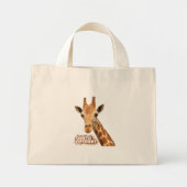 Rustig andere Giraffe - Giraffe Art Mini Tote Bag (Voorkant)
