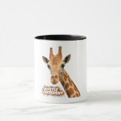Rustig andere Giraffe - Giraffe Art Mok (Midden)