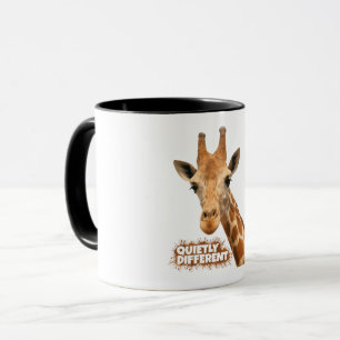 Rustig andere Giraffe - Giraffe Art Mok