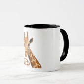 Rustig andere Giraffe - Giraffe Art Mok (Voorkant rechts)
