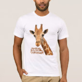 Rustig andere Giraffe - Giraffe Art T-shirt (Voorkant)