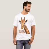 Rustig andere Giraffe - Giraffe Art T-shirt (Voorkant volledig)