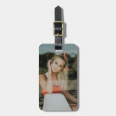 RUSTIG! Bagagelabel - Gepersonaliseerd - Uw Afbeel (Voorkant verticaal)