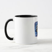 Rustig begint na koffie mok, moeder modus ingescha mok (Links)