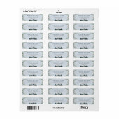 Rustig Berghuwelijk Retouradres Etiket (Full Sheet)