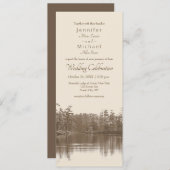 Rustig bergmeerlandschap antiek foto kaart (Voorkant / Achterkant)