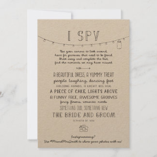 Rustig bewerkbaar Instagram huwelijks 'Ik zie, ik 