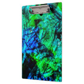 Rustig blauw abstract klembord, Vreedzaam blauw kl Klembord (Links)