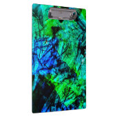 Rustig blauw abstract klembord, Vreedzaam blauw kl Klembord (Rechts)