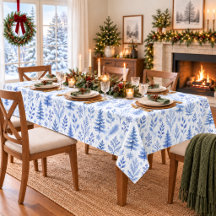 Rustig Blauw Winter Botanisch Bos