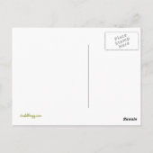 Rustig blijven Bel je moeder Briefkaart (rood) (Achterkant)