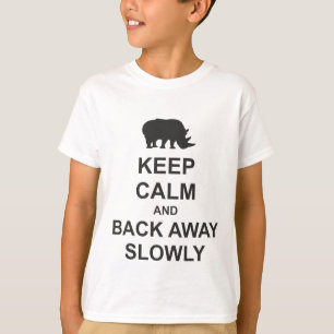 Rustig blijven en langzaam weg t-shirt