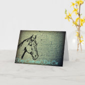 Rustig blijven en rijden op de verjaardag kaart (Gele Bloem)