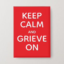 Rustig blijven en rouwen button