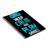 rustig blijven en spelletjes spelen notitieboek (Rechterzijde)