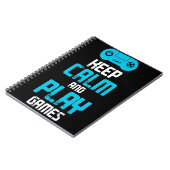 rustig blijven en spelletjes spelen notitieboek (Linkerzijde)