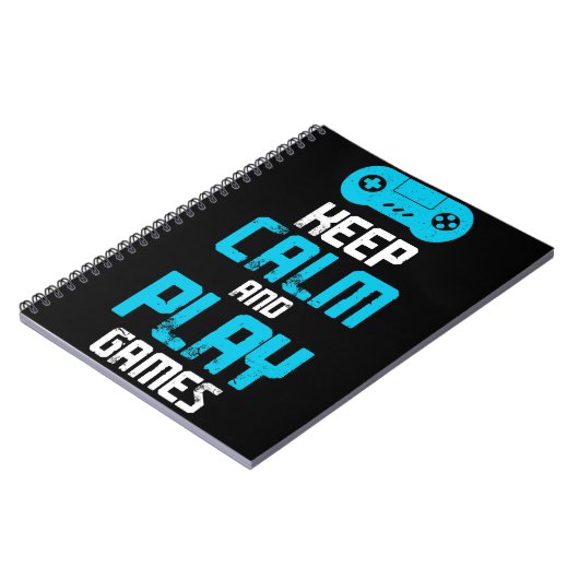 rustig blijven en spelletjes spelen notitieboek (Linkerzijde)