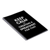 Rustig blijven, ik maak een spreadsheet voor dat notitieboek (Rechterzijde)