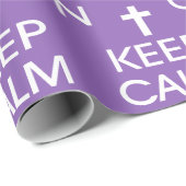 Rustig blijven Laat Jezus voortleiden - Christelij Cadeaupapier (Rol Hoek)