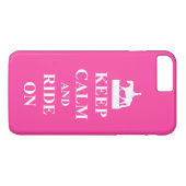 Rustig blijven, roze. Case-Mate iPhone case (Achterkant (Horizontaal))