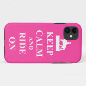Rustig blijven, roze. Case-Mate iPhone case (Achterkant (horizontaal))