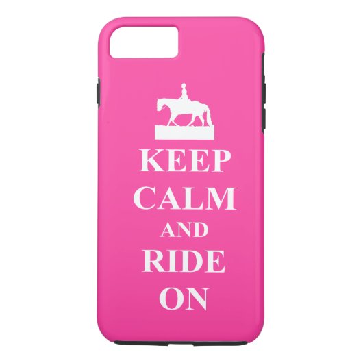 Rustig blijven, roze. Case-Mate iPhone case (Achterkant)