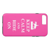 Rustig blijven, roze. Case-Mate iPhone case (Achterkant (Horizontaal))