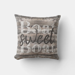 rustig BOAT SWEET BOAT barnwood Buitenkussen