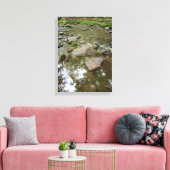 Rustig boscanvasprint | Echt landschap thuis Canvas Afdruk (Insitu (Woonkamer))
