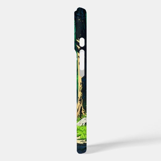 rustig bospad Case-Mate iPhone case (Achterkant / Links)