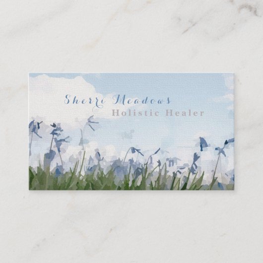 Rustig Botanisch Wildflower Visitekaartje (Voorkant)