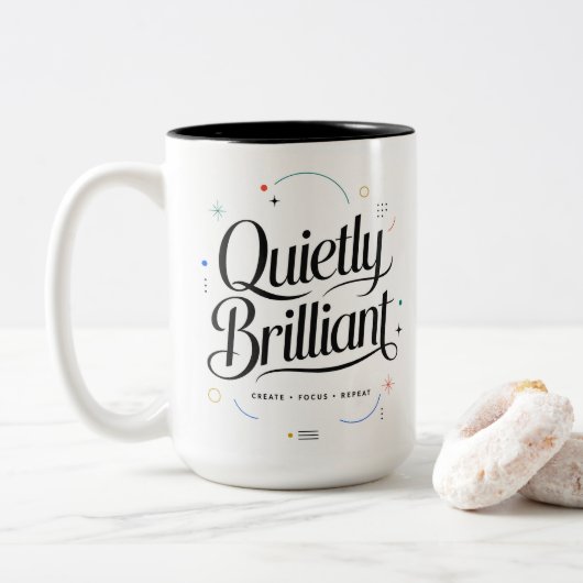 Rustig Briljante Motiverende Mok (Met donut)