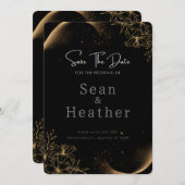 RUSTIG! Bruiloft uitnodiging - Voeg uw gegevens do (Voorkant / Achterkant)