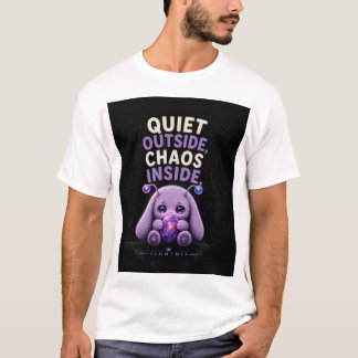 Rustig Buiten Chaos Binnen T-shirt