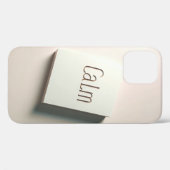 Rustig Citaat Minimalistisch Ontwerp - Zachte Crèm Case-Mate iPhone Case (Achterkant (horizontaal))